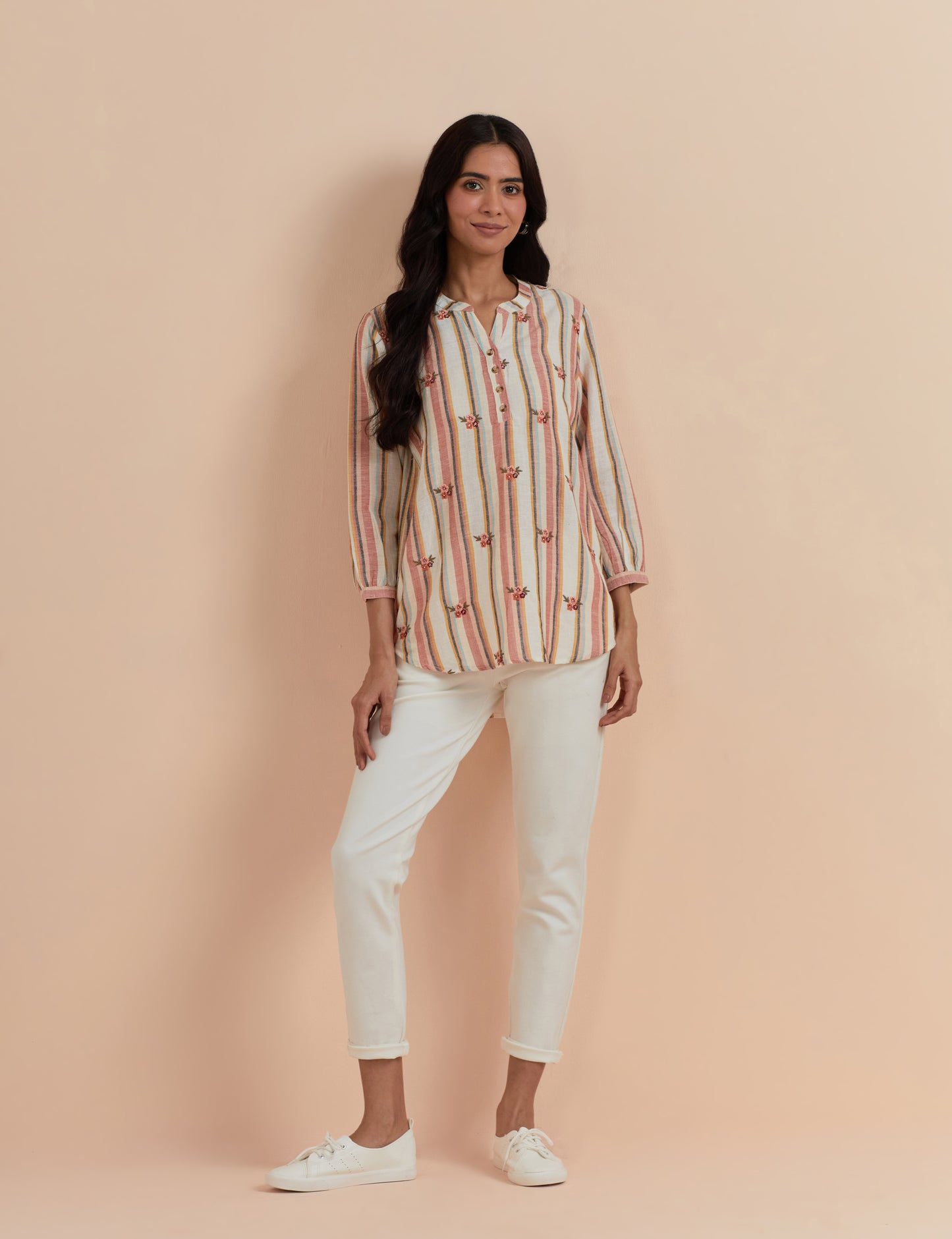 Women's Multi Striped Top By Room9 The Popup Store