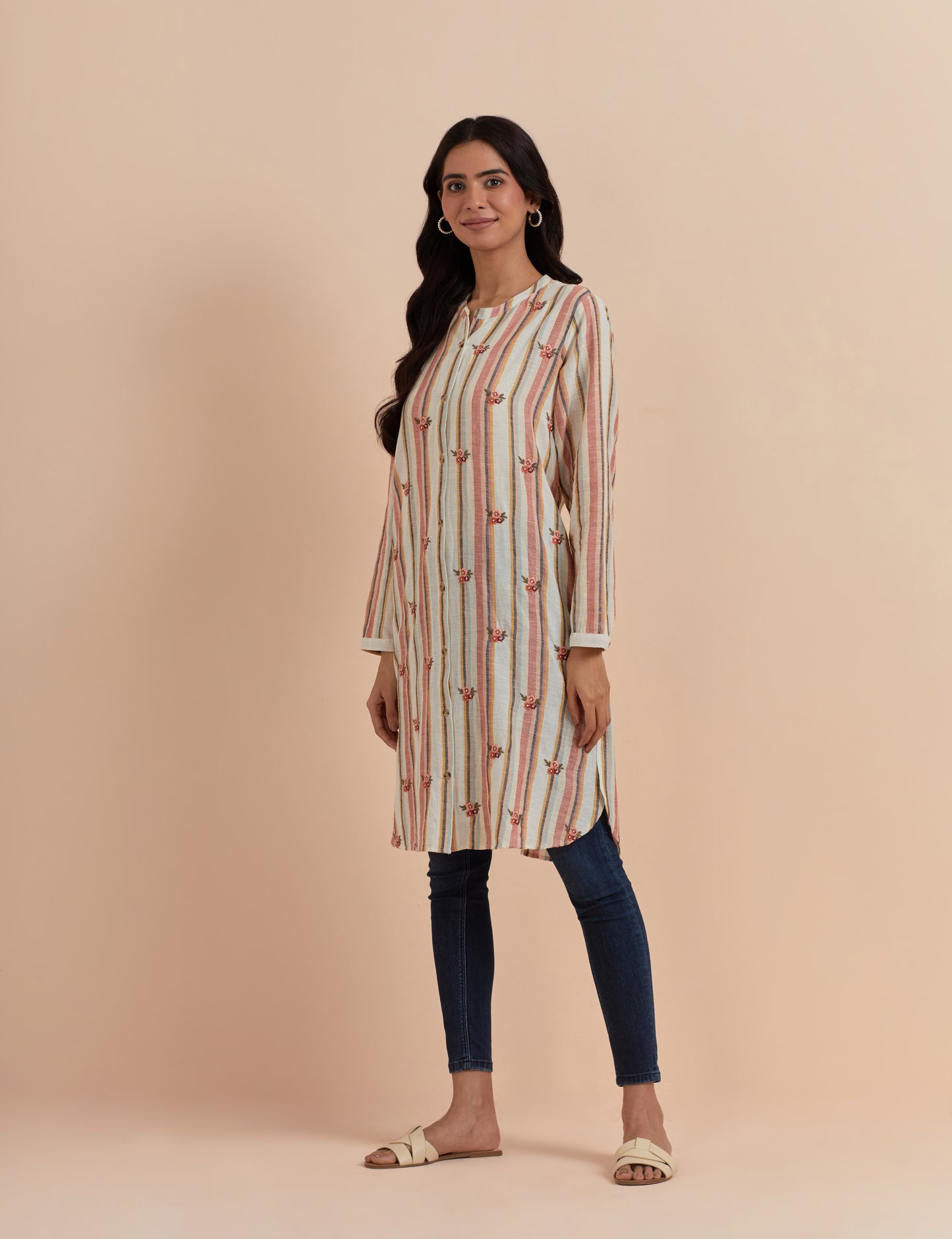 Women's Multi Striped Tunic By Room9 The Popup Store