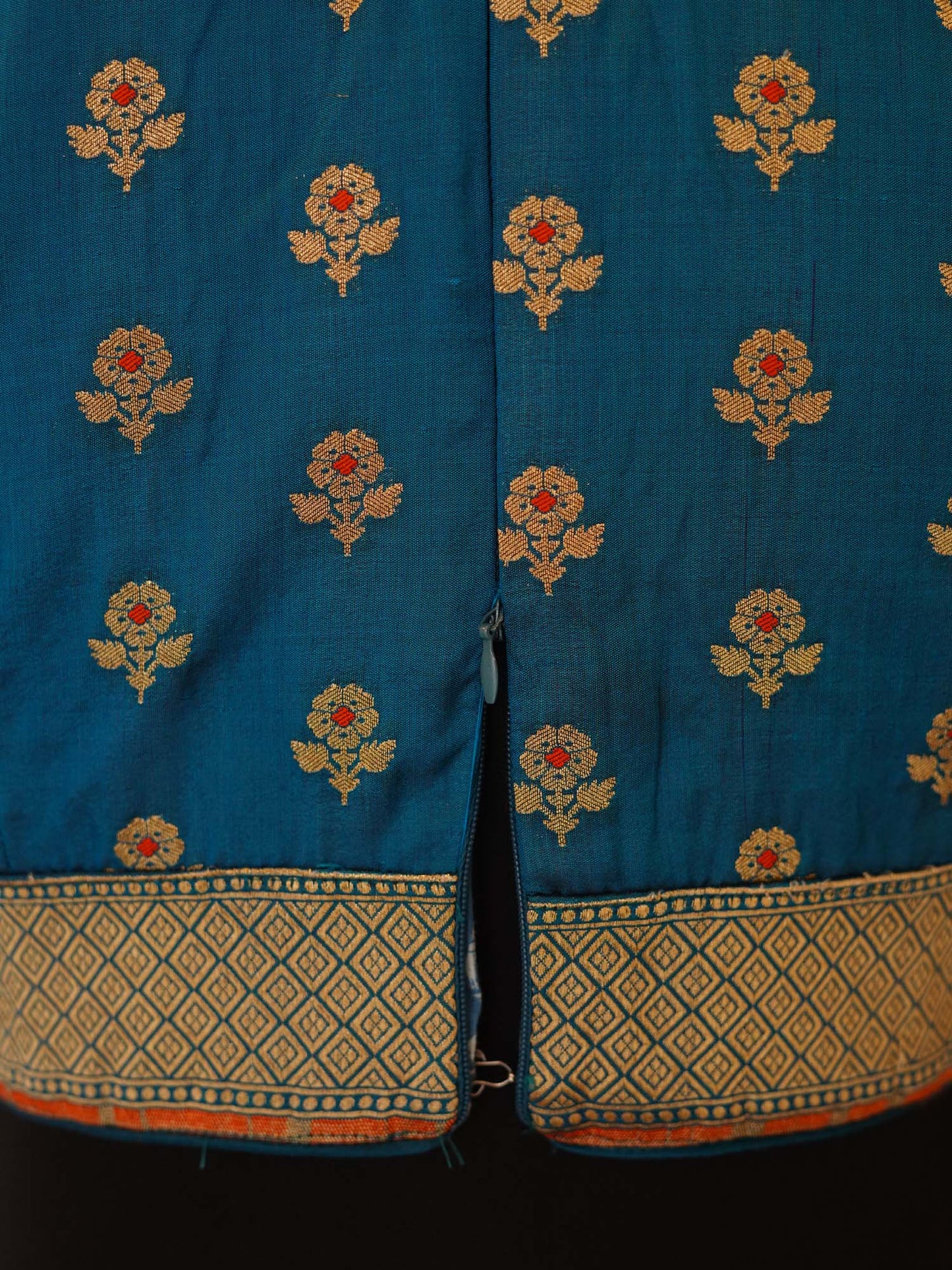 Women's Azure Striped Whispers Saree By Room9 The Popup Store
