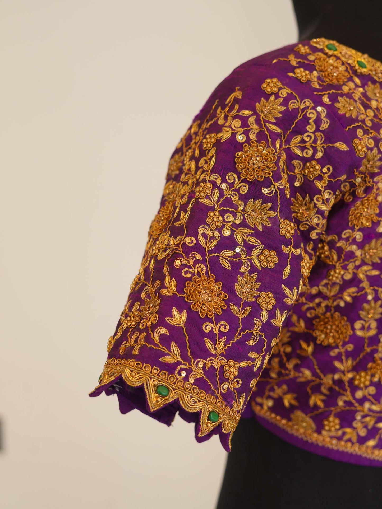 Women's Violet Grace Asymmetry Half N Half Embroidered Blouse By Room9 The Popup Store