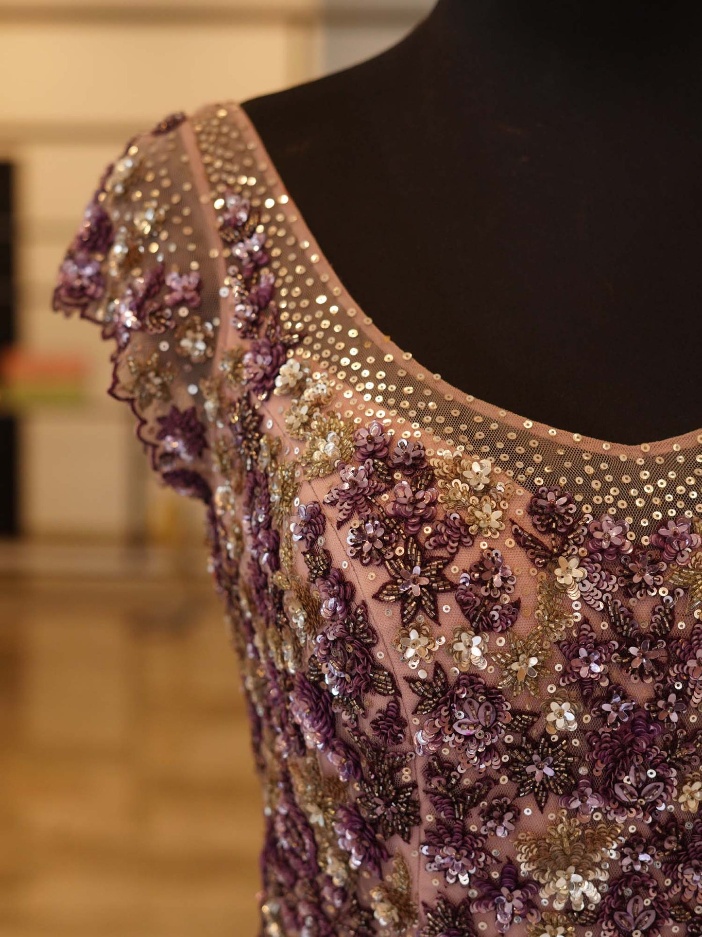 Women's Enchanting Violet Regalia Gown By Room9 The Popup Store