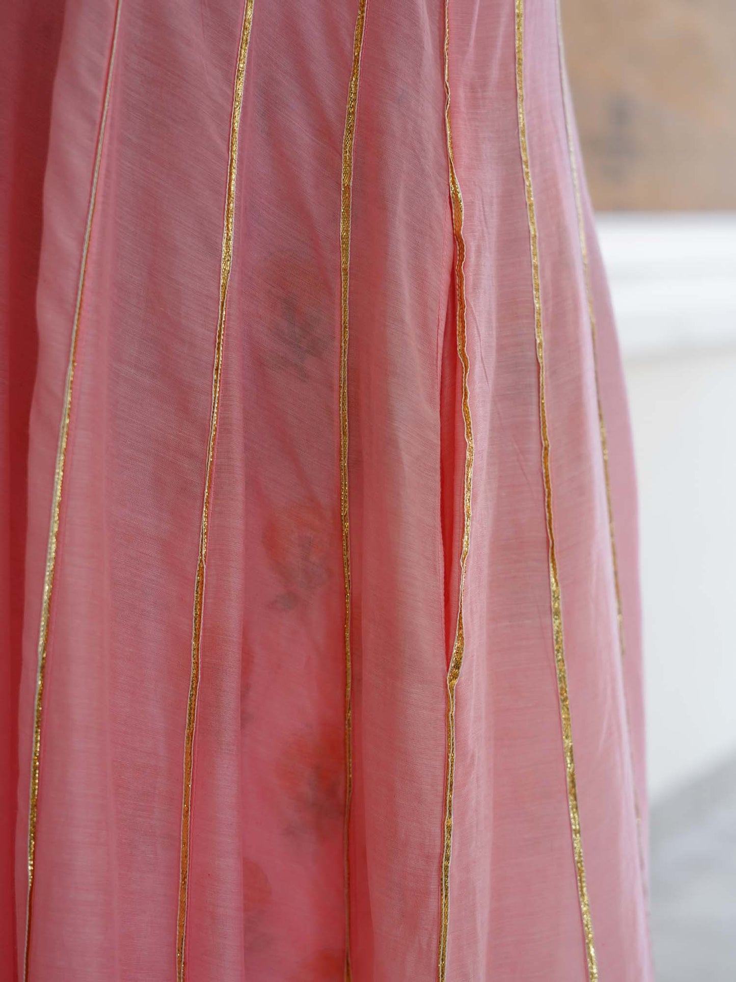 Women's Rosy Sunset Chanderi Bliss Set By Room9 The Popup Store