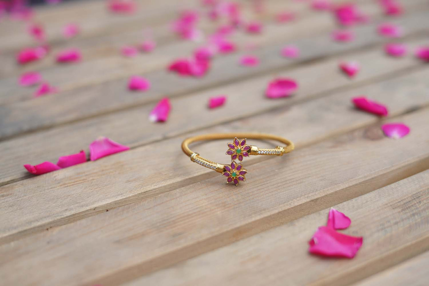 Women's Crimson Elegance Freesize Bracelet By Room9 The Popup Store