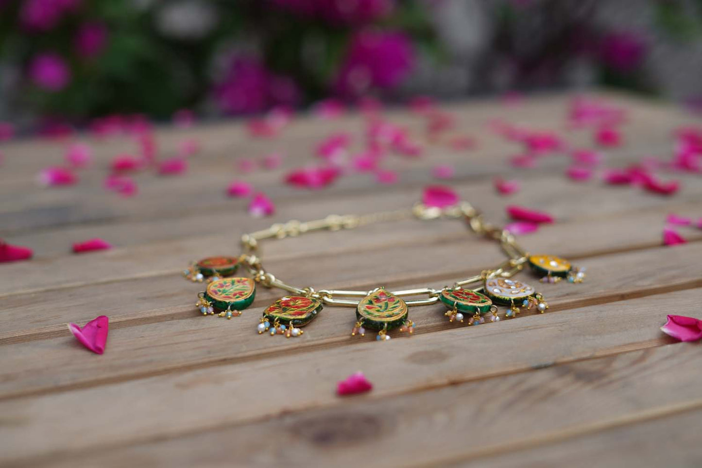 Women's Radiant Harmony Kundan Neckpiece By Room9 The Popup Store