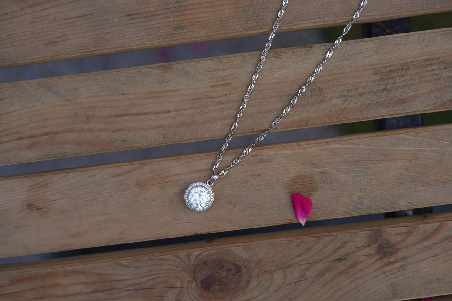 Women's Silver Radiance Statement Pendant By Room9 The Popup Store