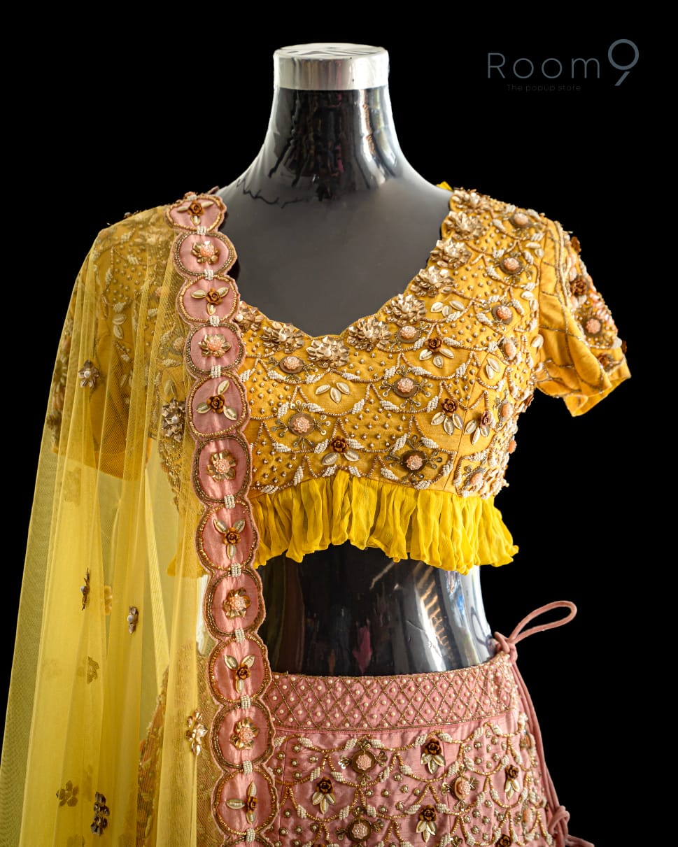 Peach Lehenga
