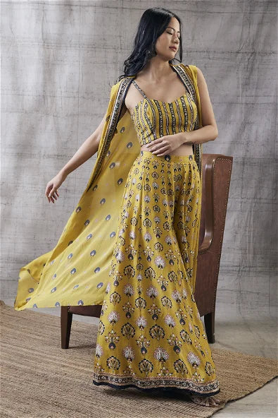 Women's Sarouk Embroidered Co-Ord Set With Jacket By Room9 The Popup Store