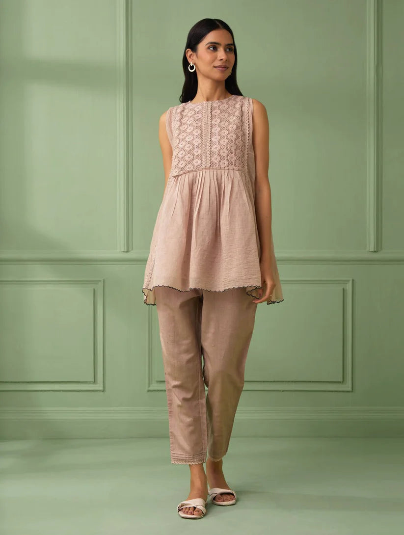 Women's Rose lace Top & Pants (Set of 3) By Room9 The Popup Store