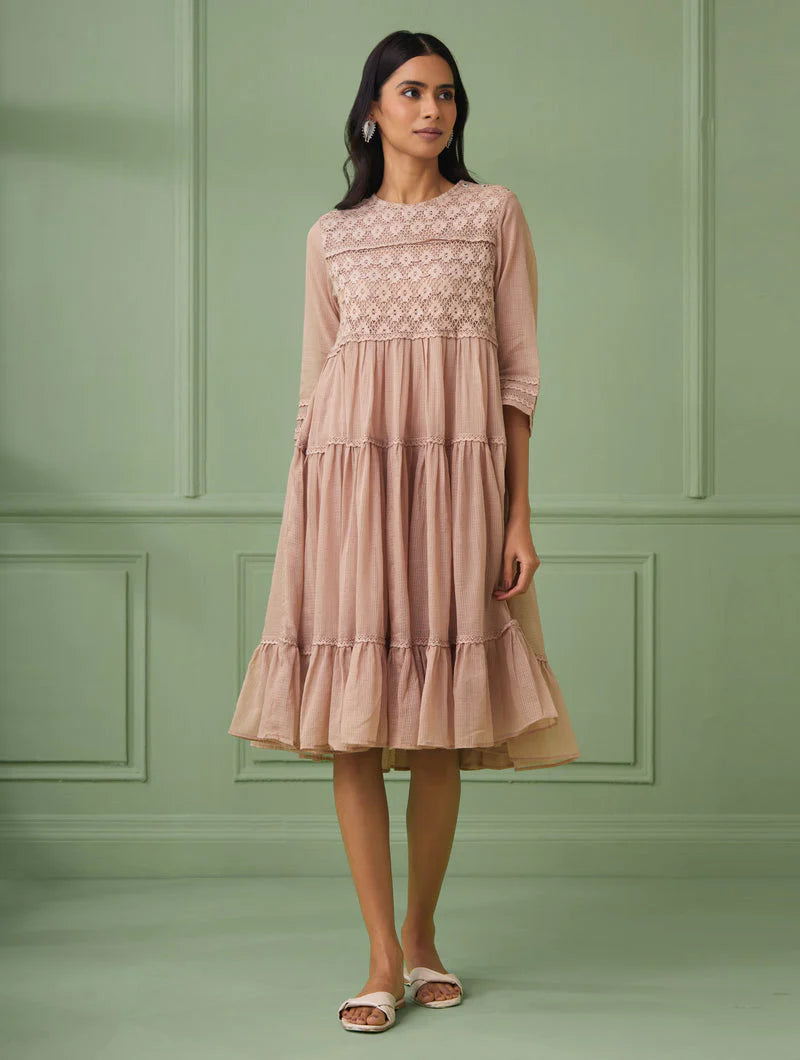 Women's Rose Tiered Lace Dress By Room9 The Popup Store