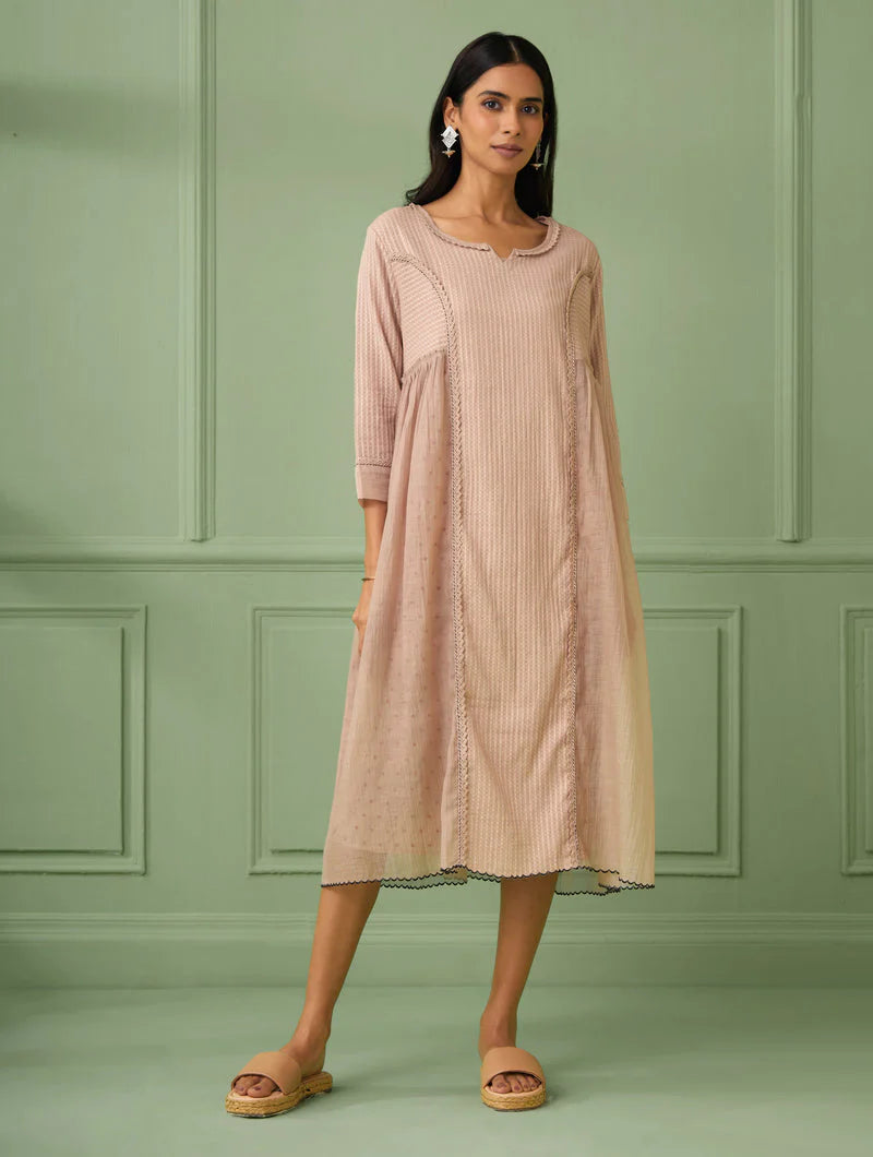 Women's Rose Princess Line Gather Dress (Set of 2) By Room9 The Popup Store