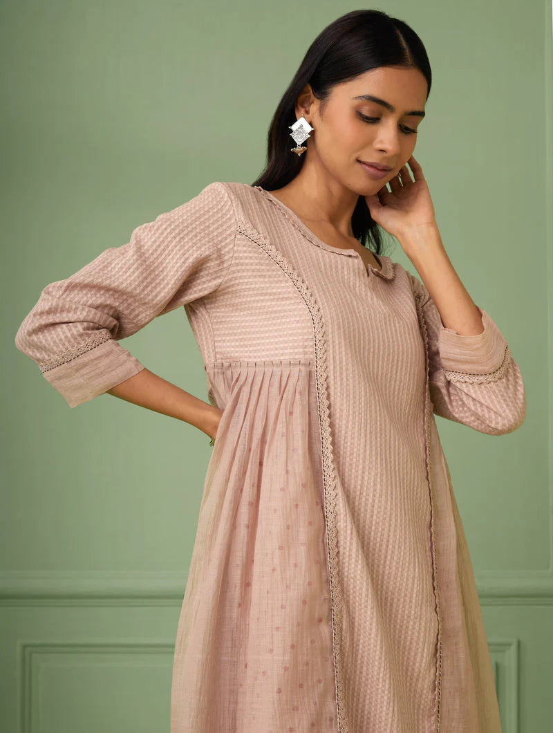 Women's Rose Princess Line Gather Dress (Set of 2) By Room9 The Popup Store