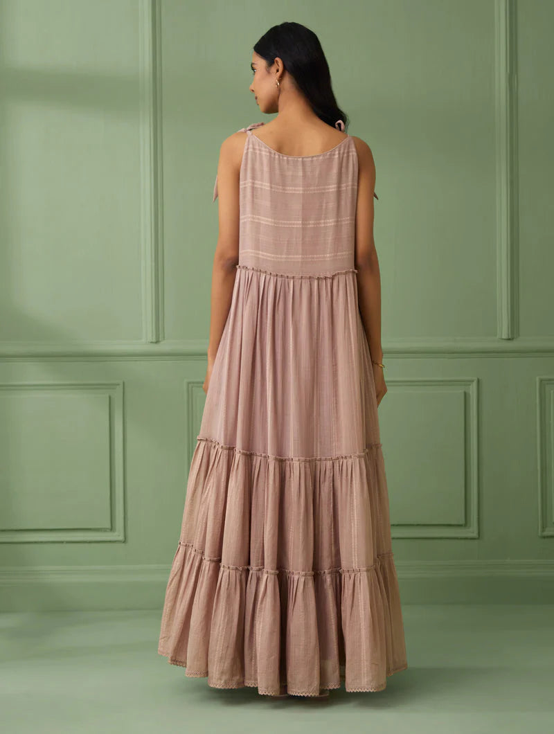 Women's Rose Breezy Tiered Maxi Dress By Room9 The Popup Store