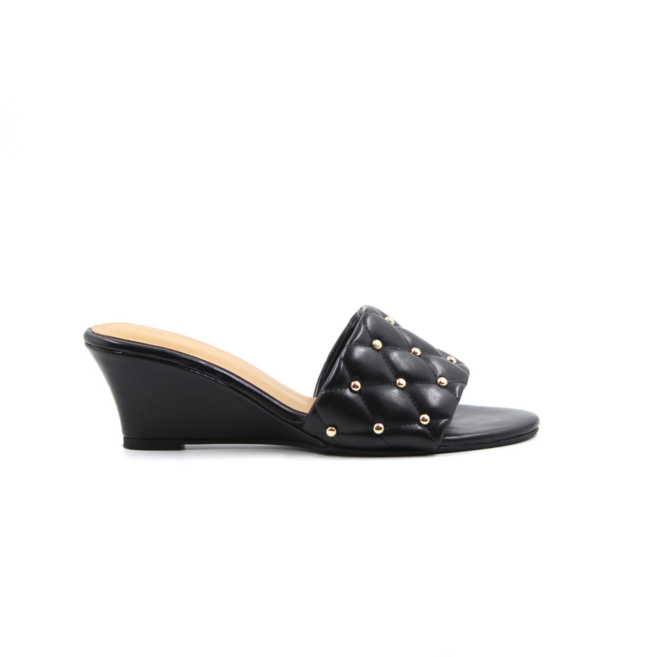 Women Puffed Wedges Black Color By Room9 The Popup Store