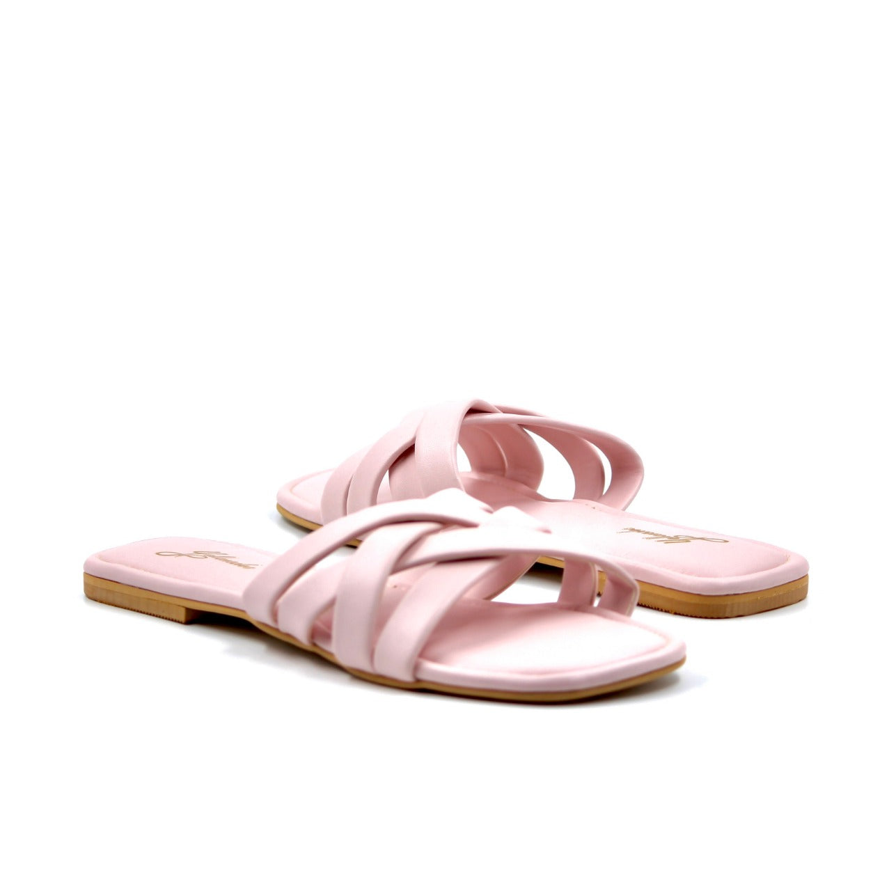 Women's YS124 Criss Cross Flats By Room9 The Popup Store