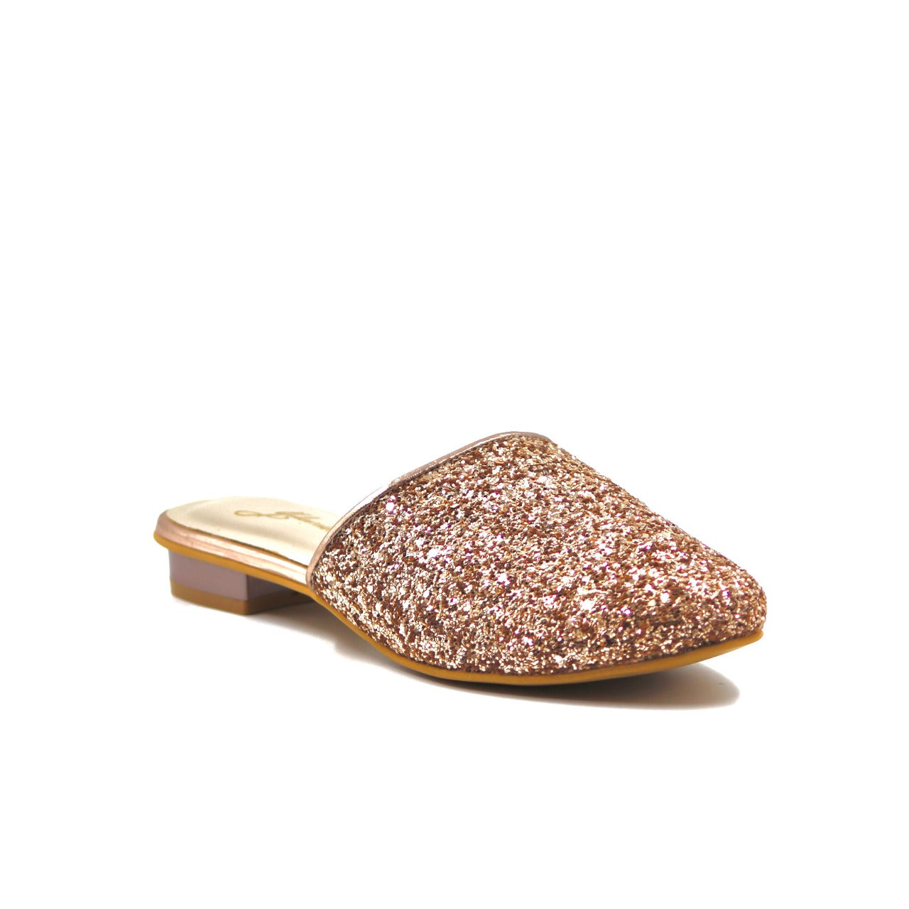 Women's YS122 Bling Slip On Rose Gold By Room9 The Popup Store