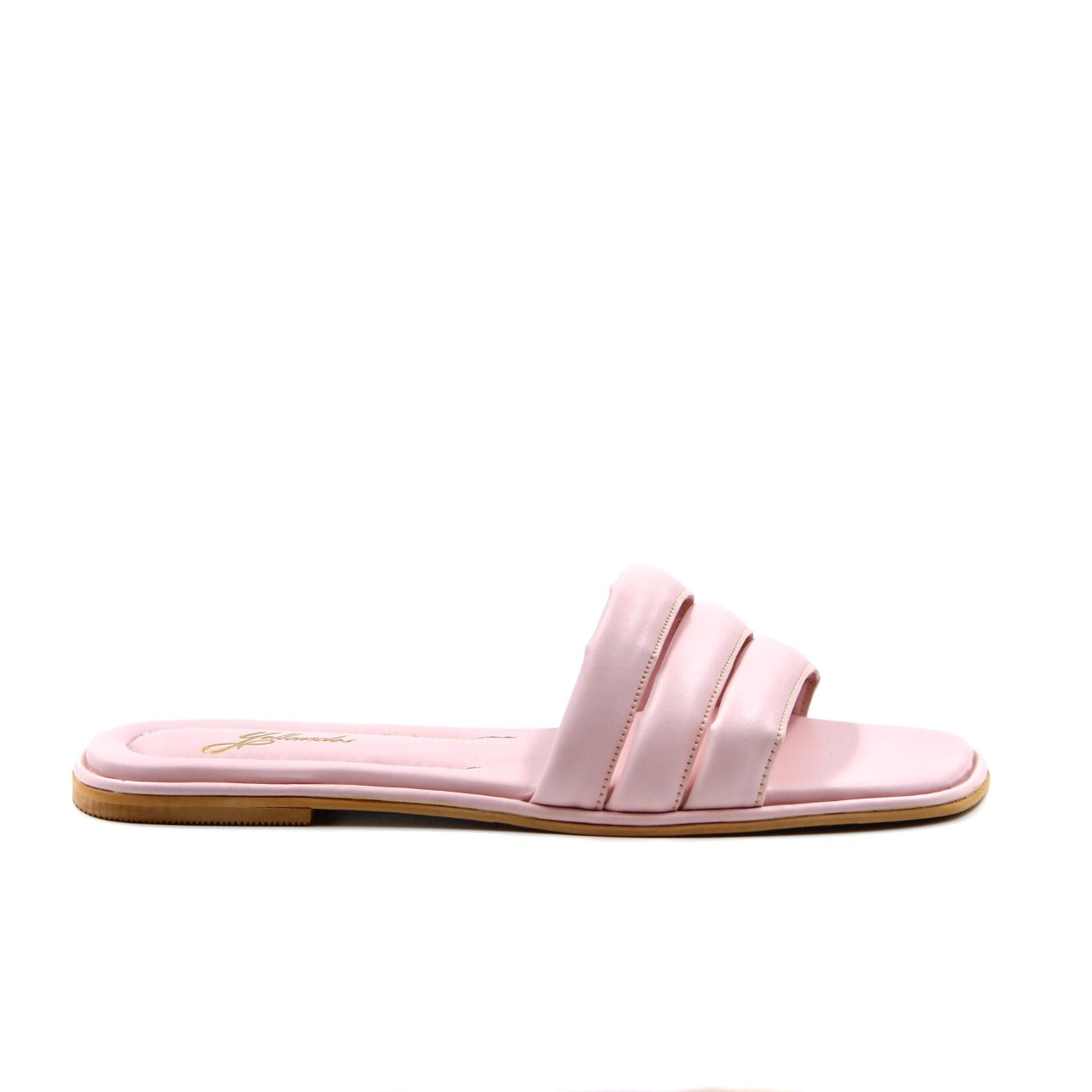 Women's Three Stripe Flats Pink Colored By Room9 The Popup Store