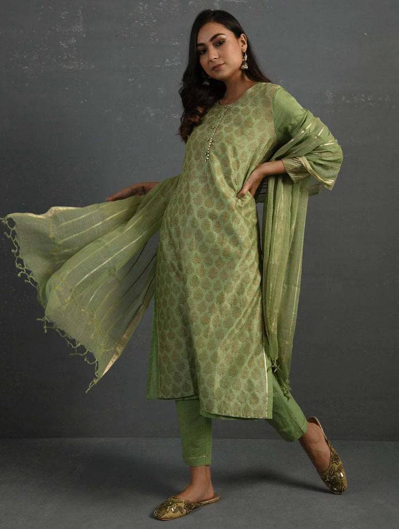 Women's Kota Dupatta with Gota Details By Room9 The Popup Store