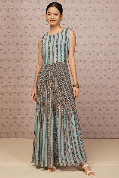 Women's Sarouk Printed Jumpsuit With Jacket By Room9 The Popup Store