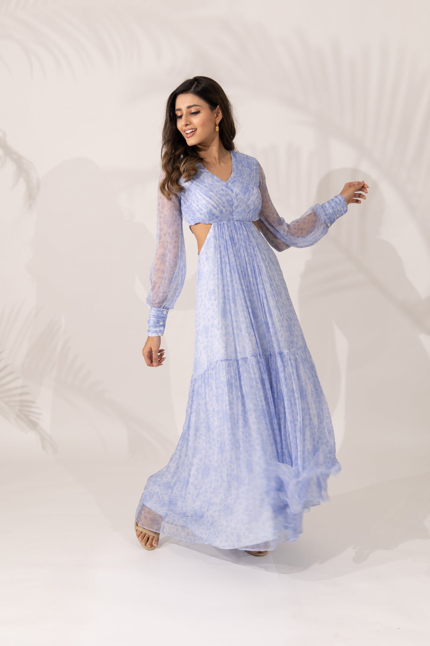 Women's Iris Maxi Dress with Side Cutouts By Room9 The Popup Store