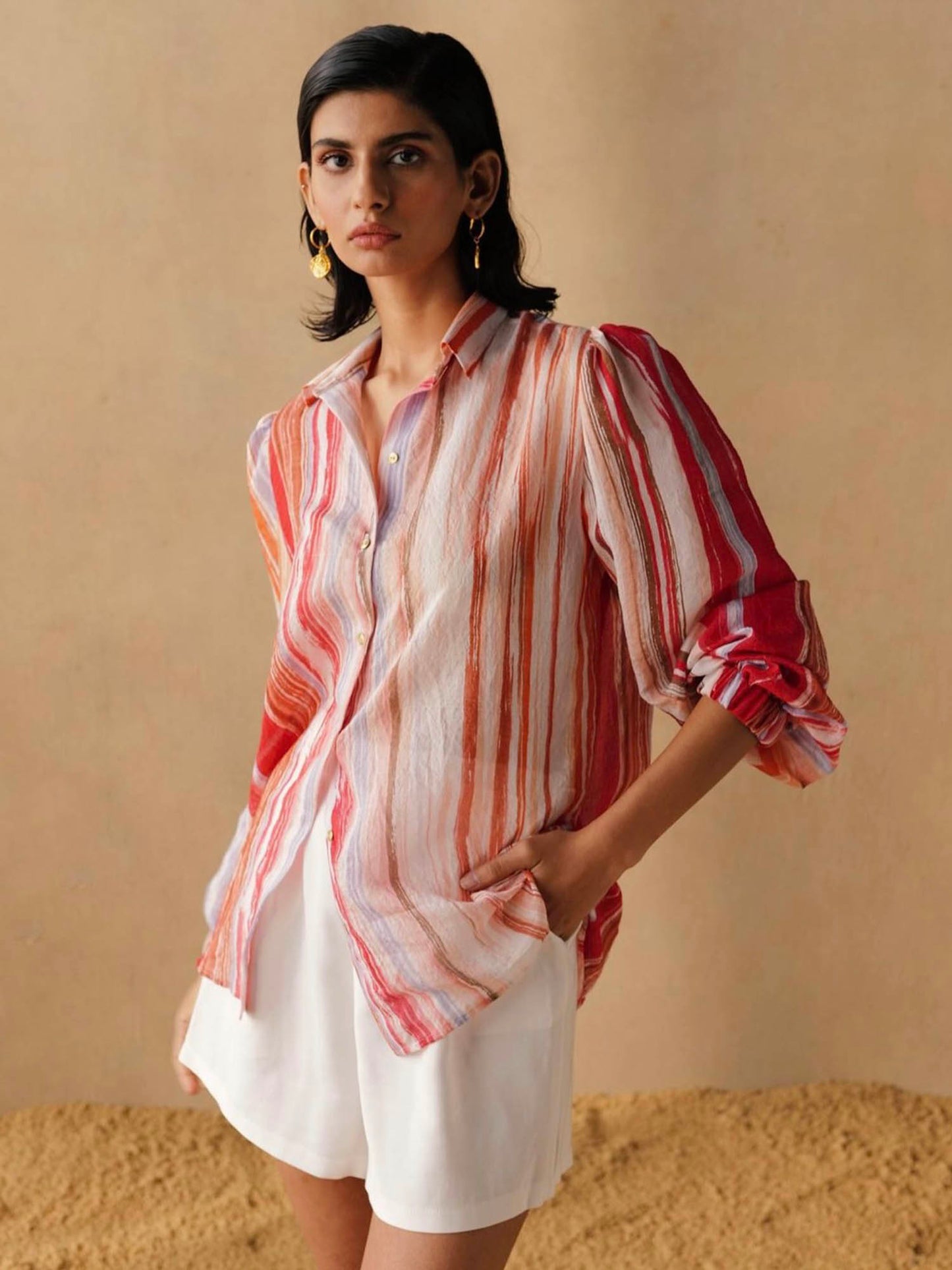 Women's Mercury Shirt A Printed Paradise By Room9 The Popup Store