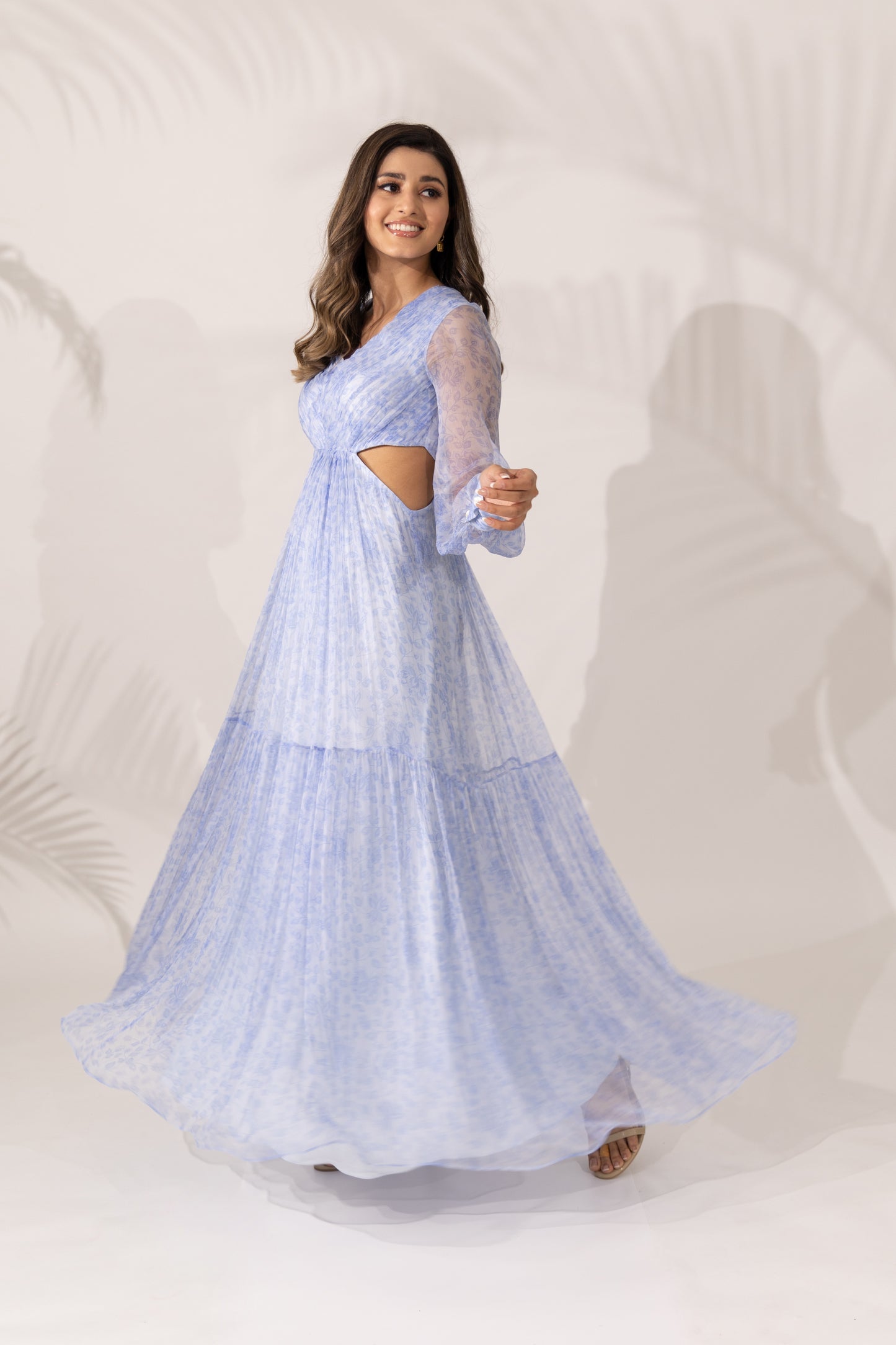 Women's Iris Maxi Dress with Side Cutouts By Room9 The Popup Store