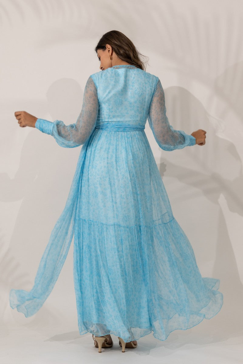 Women's Himalayan Poppy Wrap-Around Maxi Dress By Room9 The Popup Store