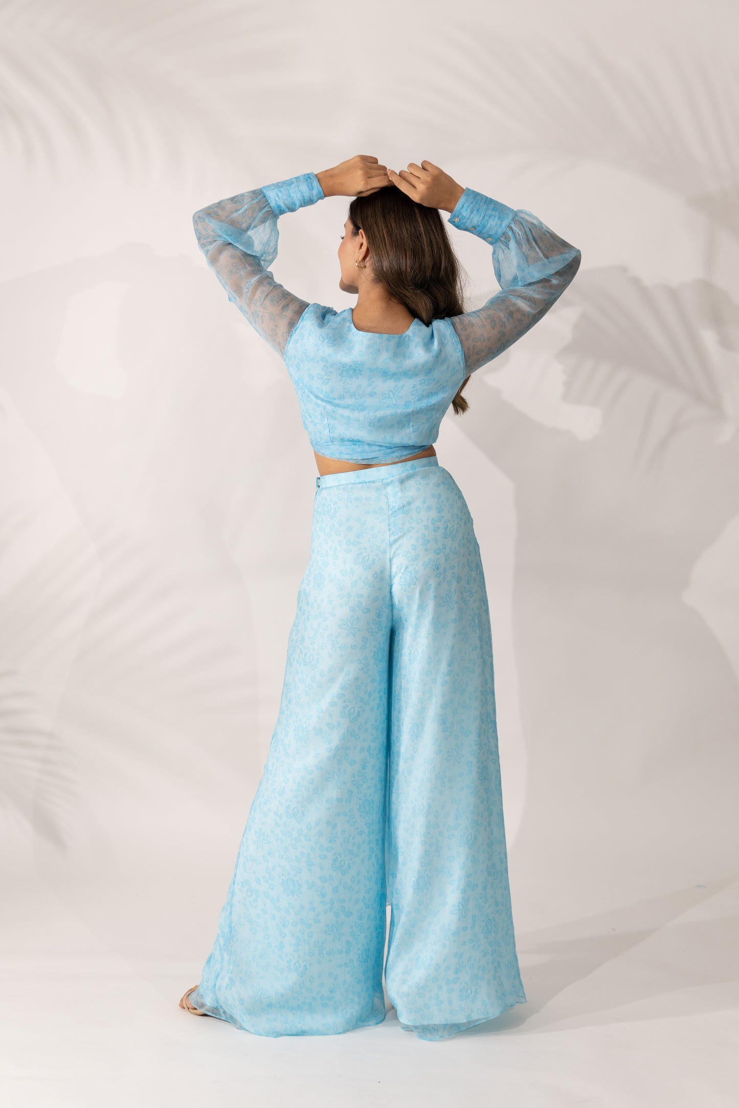 Women's Himalayan Poppy Co-Ord with Wrap Crop Top  By Room9 The Popup Store