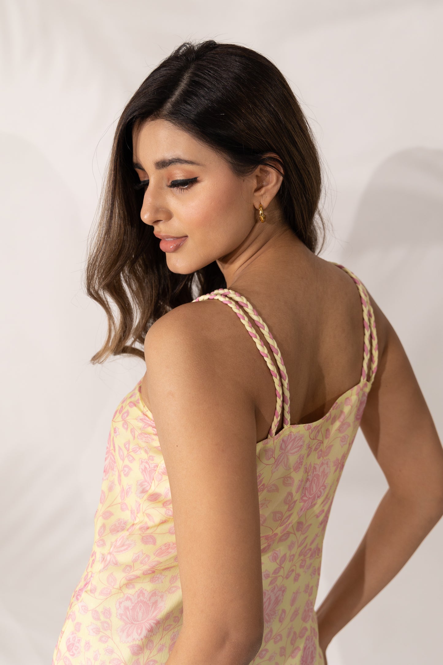 Women's Daffodil Hand Braided Strappy Top By Room9 The Popup Store