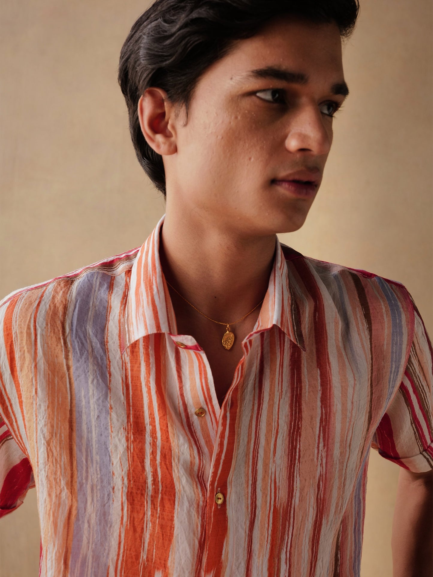 Women's Amer Striped Shirt A Printed Paradise By Room9 The Popup Store