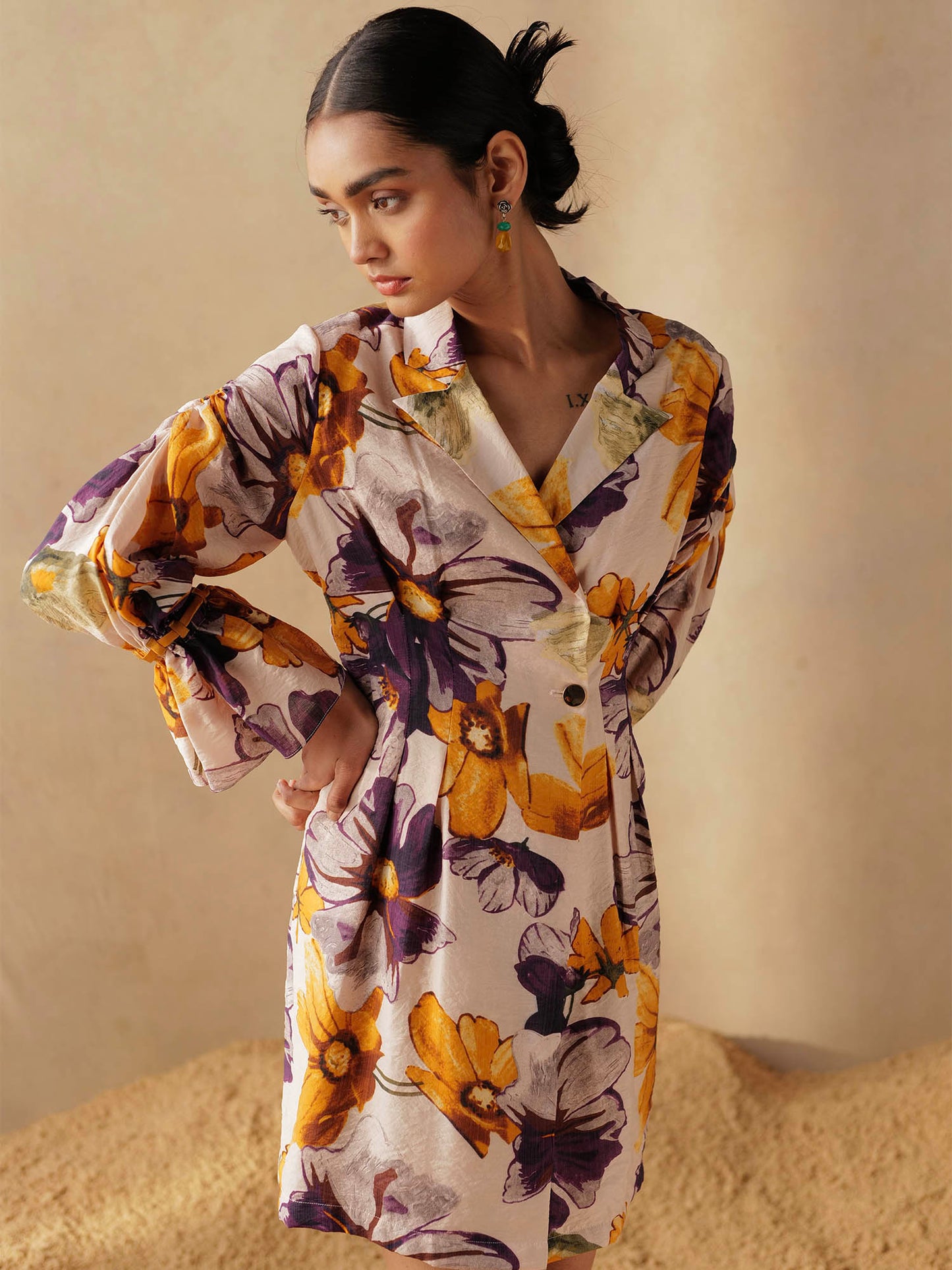 Women's Luna Dress A Printed Paradise  By Room9 The Popup Store