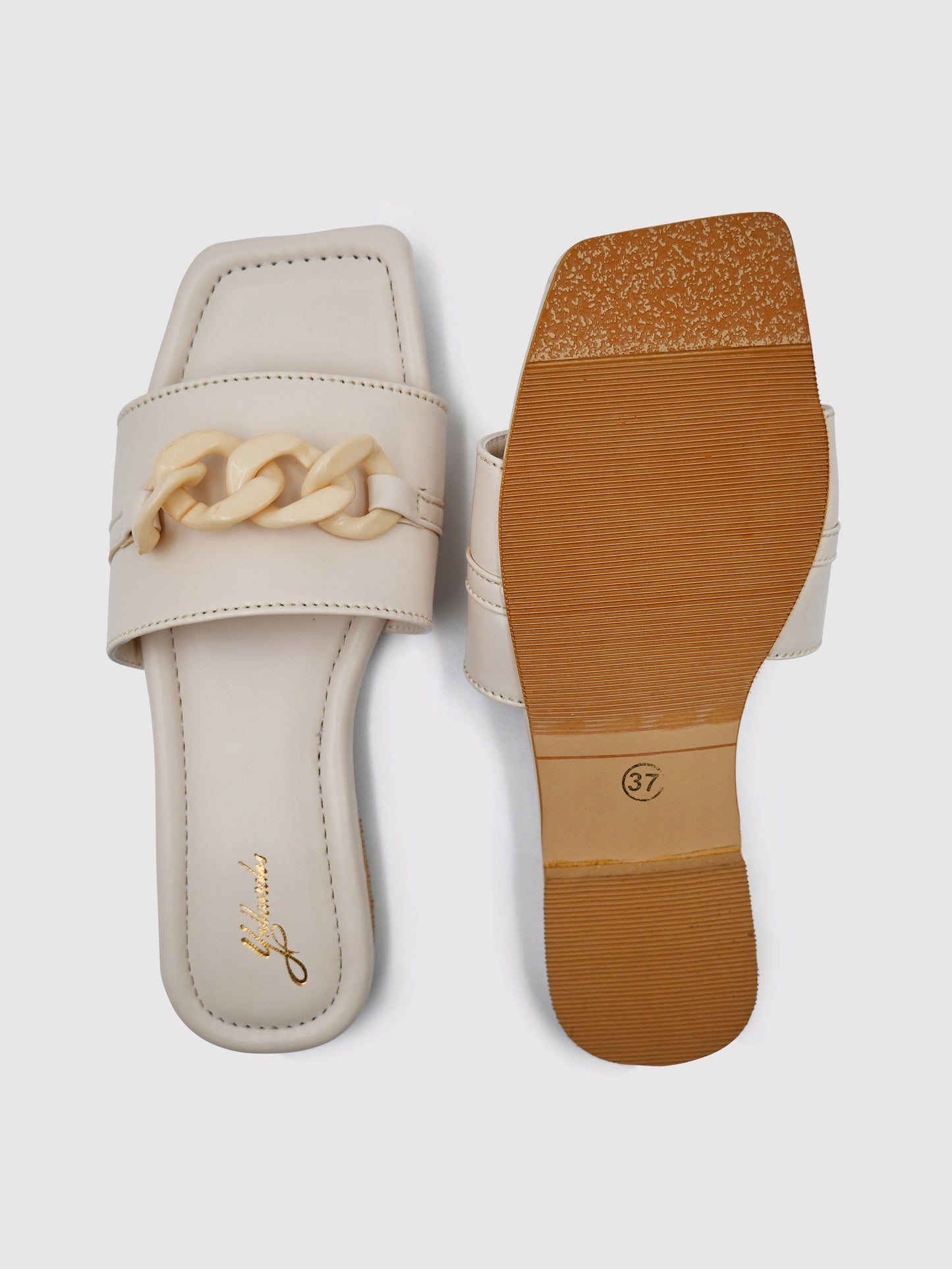 Women's YS106 Buckle Flats By Room9 The Popup Store