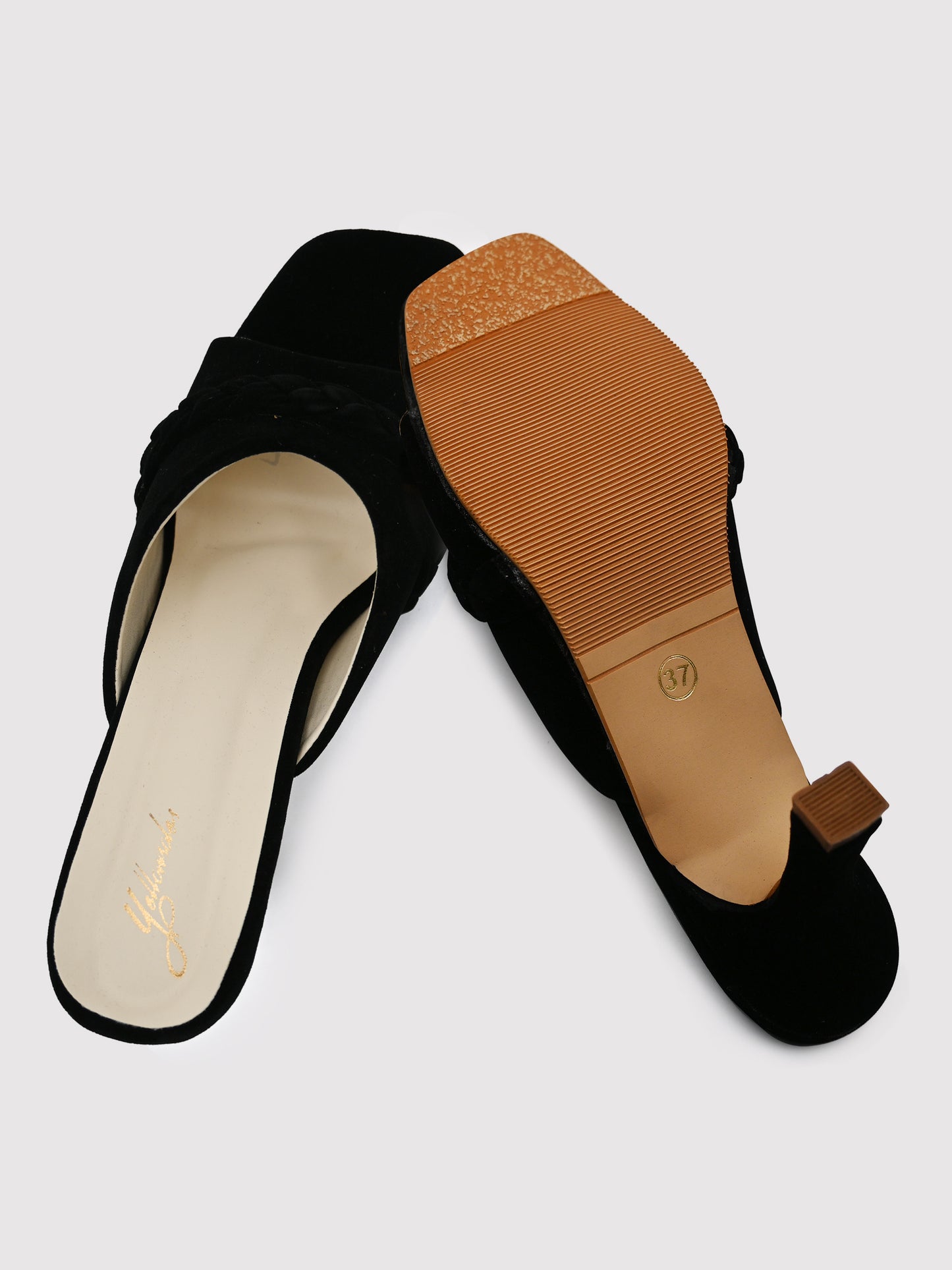 Women's YS104 Black Heels By Room9 The Popup Store