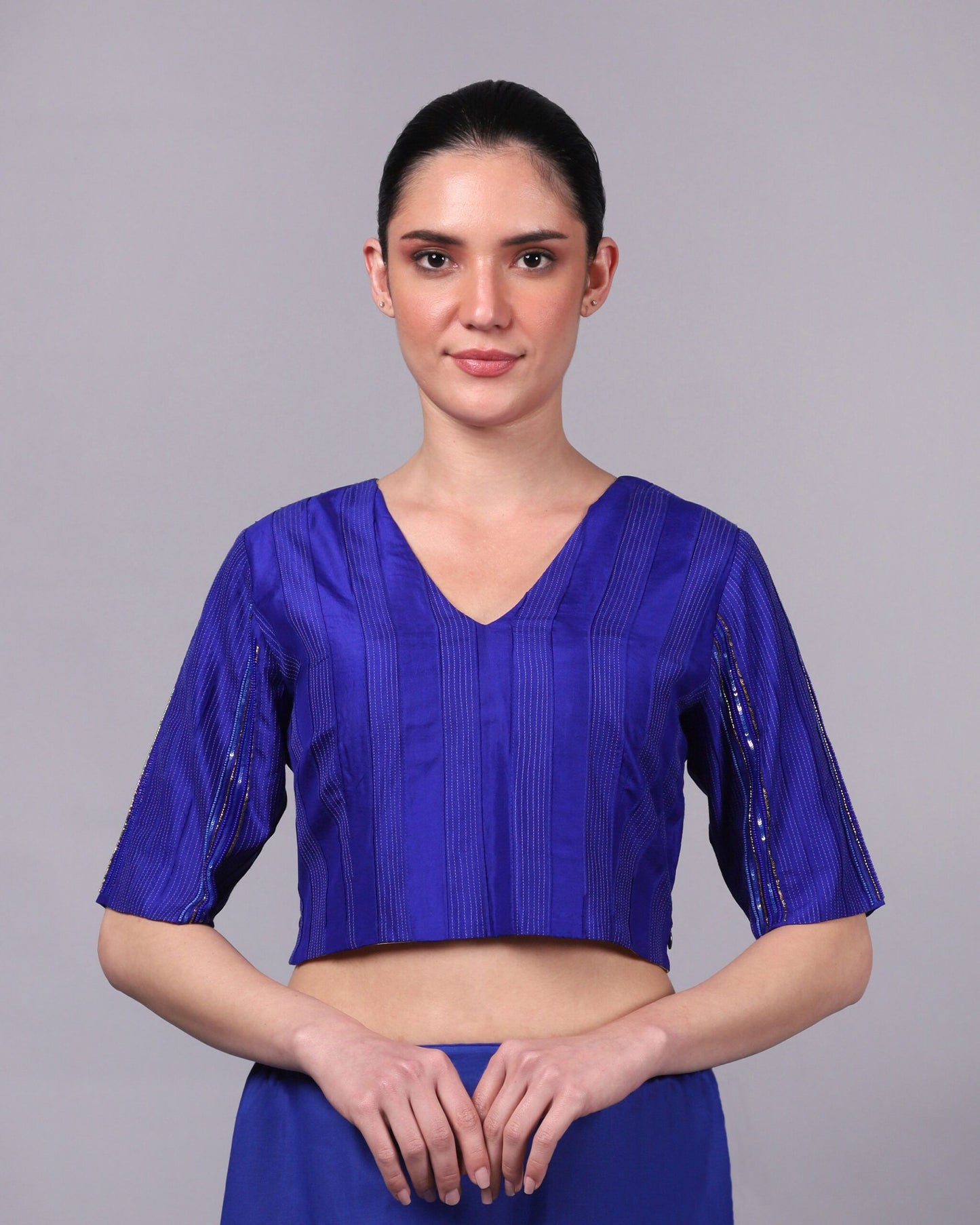 Women's Alina Blouse - Blue By Room9 The Popup Store