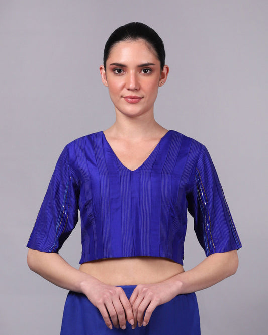 Women's Alina Blouse - Blue By Room9 The Popup Store