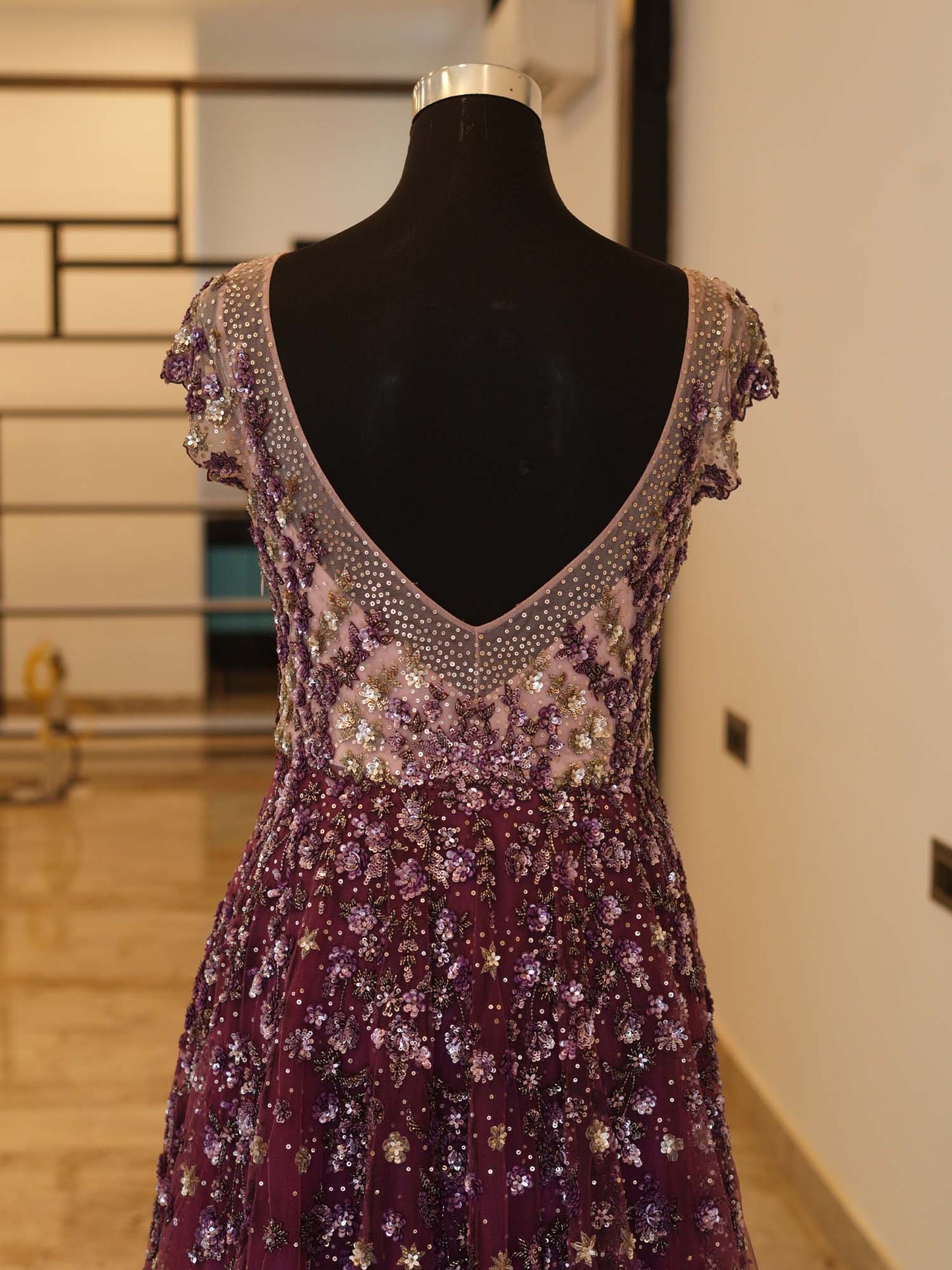 Women's Enchanting Violet Regalia Gown By Room9 The Popup Store