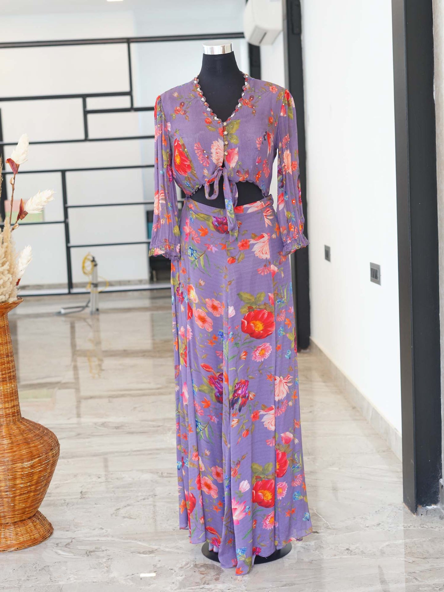 Women's Jamun Bloom Fusion Ensemble Coord  By Room9 The Popup Store
