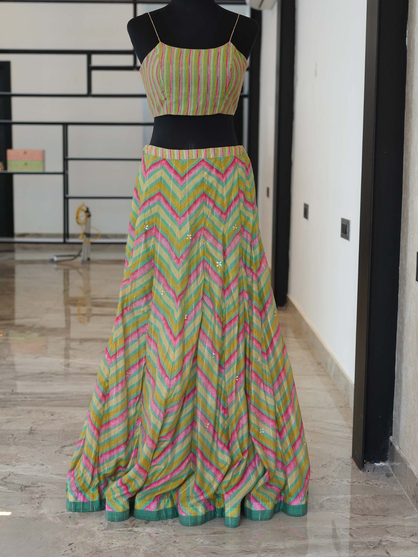Women's Mossy Meadows Lehenga Ensemble By Room9 The Popup Store
