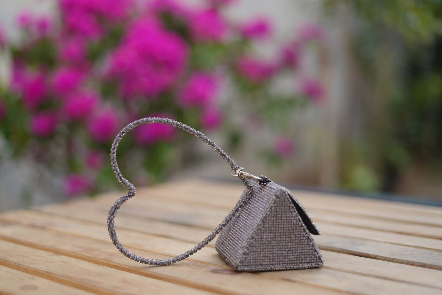 Women's Gray Heart Nano Bag By Room9 The Popup Store