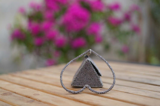 Women's Gray Heart Nano Bag By Room9 The Popup Store