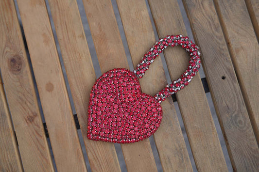 Women's Scarlett Crystal Love Handbag By Room9 The Popup Store