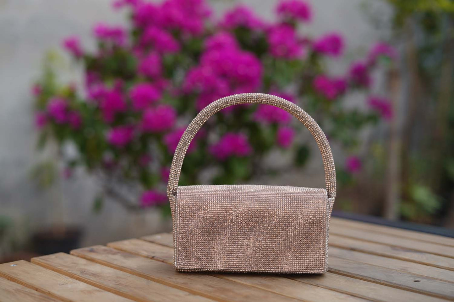 Women's Rose Gold Radiance Handbag By Room9 The Popup Store