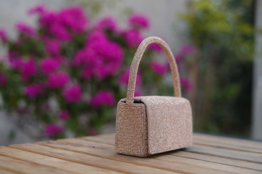 Women's Rose Gold Radiance Handbag By Room9 The Popup Store