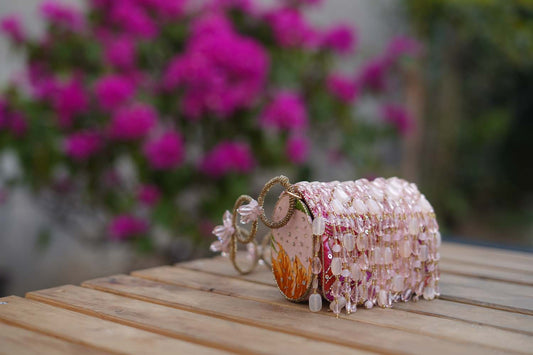 Women's Blooms & Blush Crystal Elegance Bag By Room9 The Popup Store