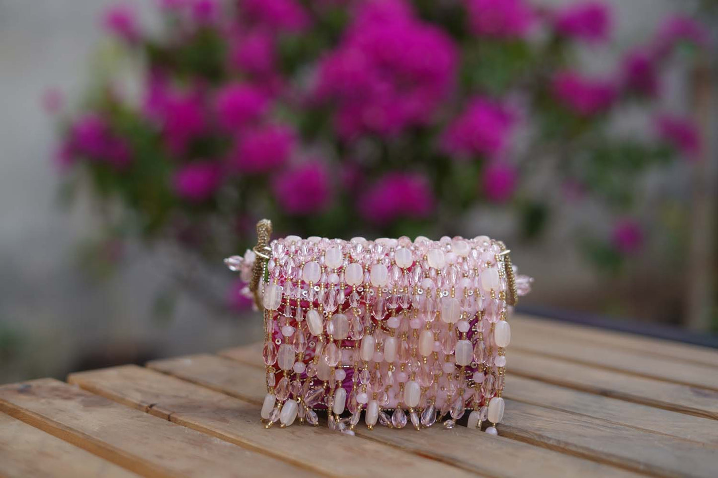 Women's Blooms & Blush Crystal Elegance Bag By Room9 The Popup Store