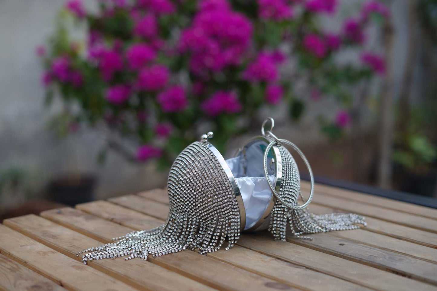 Women's Silver Luminance Orb Bag By Room9 The Popup Store