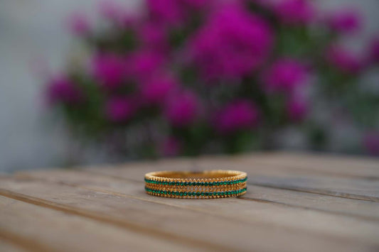 Women's Sunlit Radiance Brass Bangles Set By Room9 The Popup Store