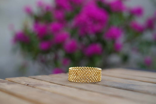 Women's Gilded Elegance Brass Bracelet By Room9 The Popup Store