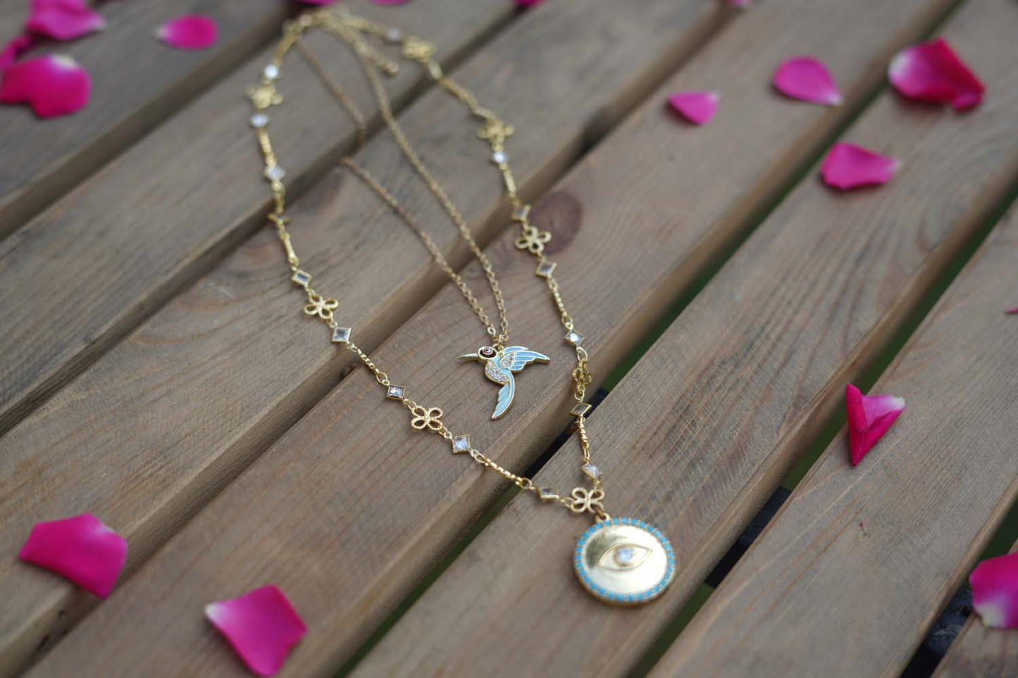 Women's Golden Avian Harmony Necklace By Room9 The Popup Store