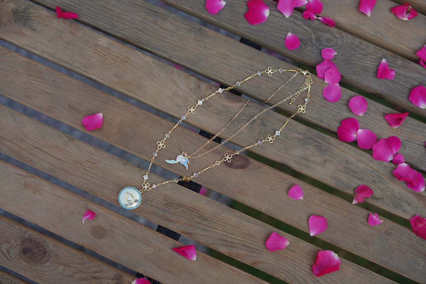 Women's Golden Avian Harmony Necklace By Room9 The Popup Store