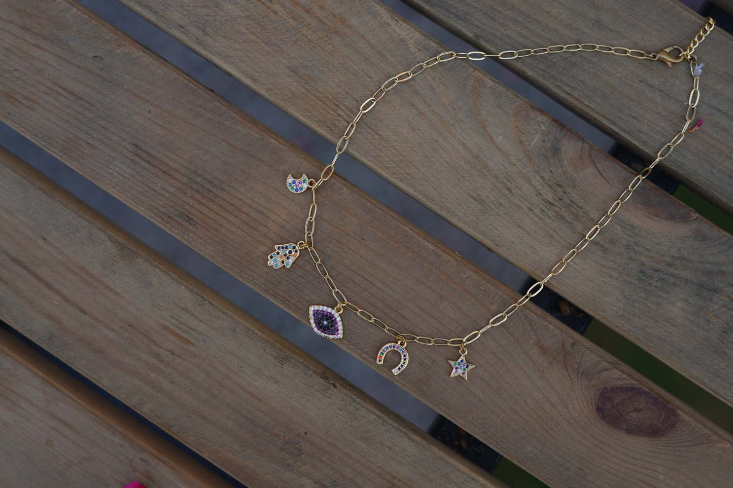 Women's Quintessence Charms Cascade Necklace By Room9 The Popup Store